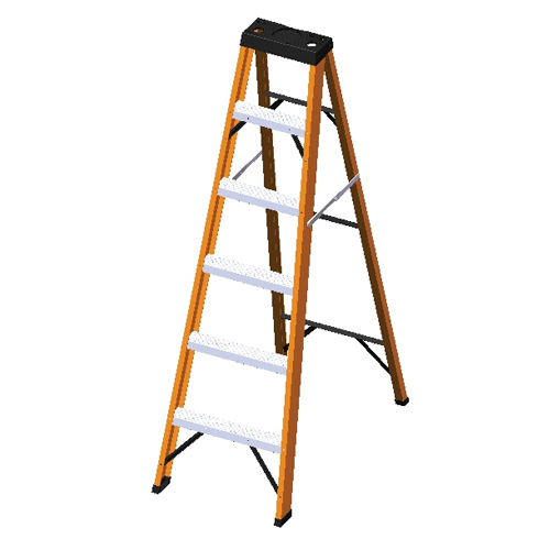 FIBERGLASS SINGLE SIDED STEP LADDERS